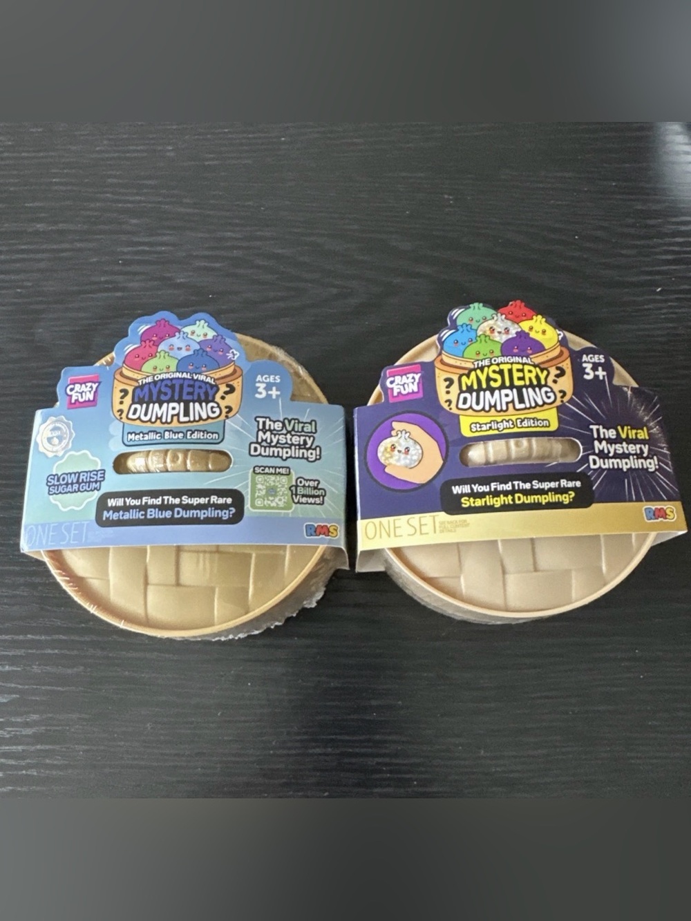 Viral Crazy Fun Mystery Dumpling Starlight Edition and Metallic Blue Edition